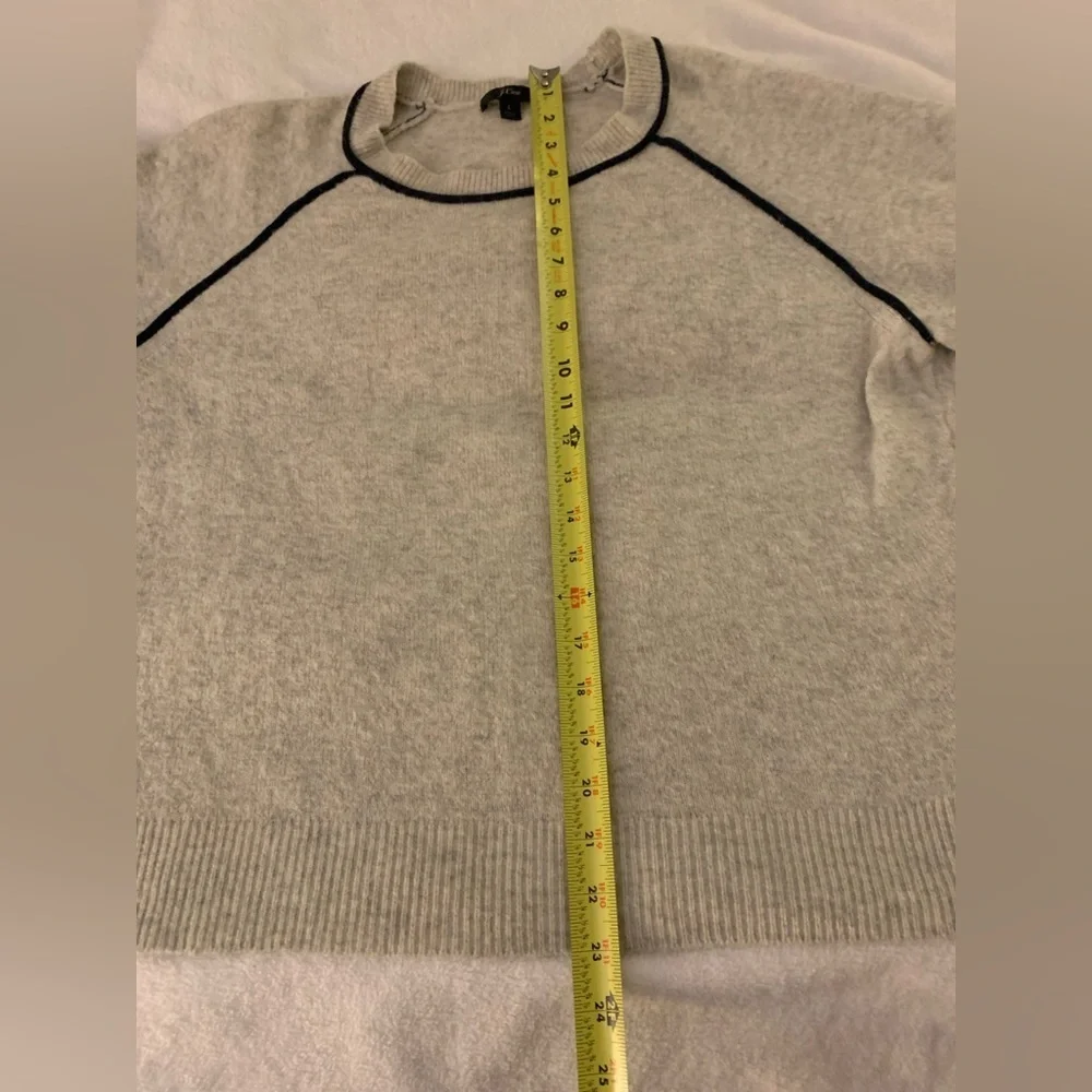 J. Crew Tipped Raglan Warm Wool Alpaca Blend Sweater XL